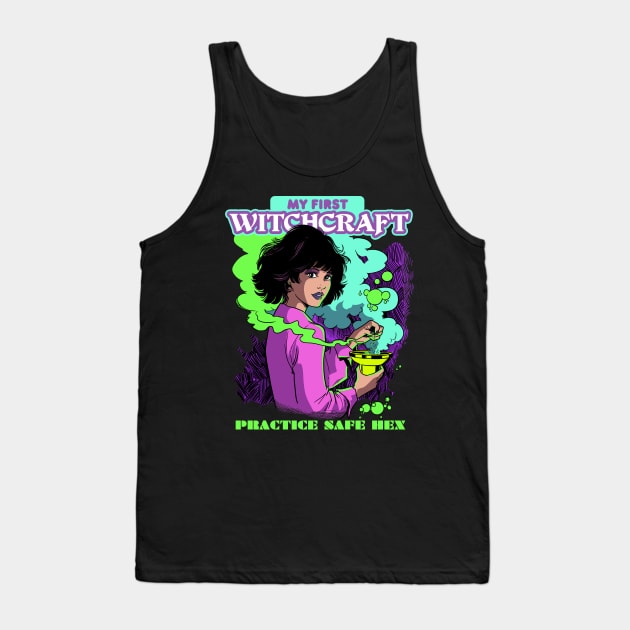 My first Witchcraft Practice safe Hex Sexy Witch girl Tank Top by Juandamurai